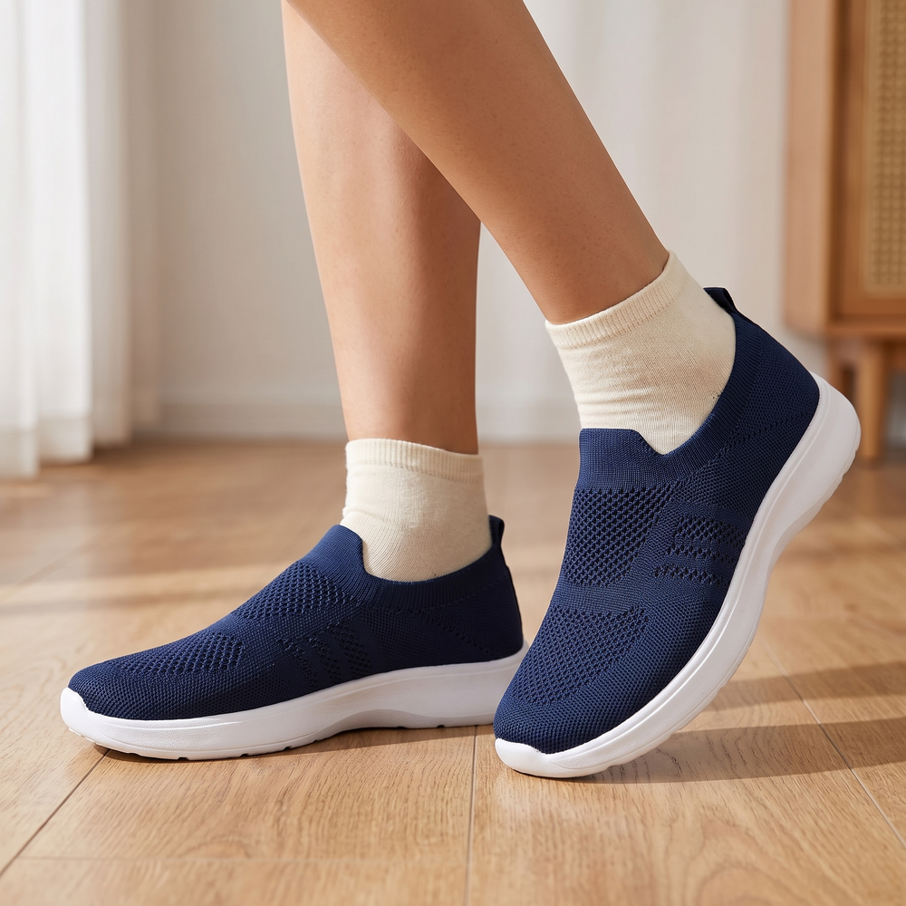 Barefoot Walking Shoes — Wide Toe Box, Breathable Mesh