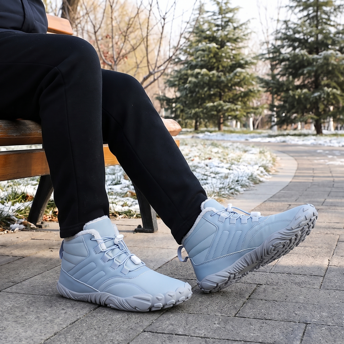 Barefoot Snow Boots — Fleece-Lined Ankle Boot, Wide Toe Box — image 10