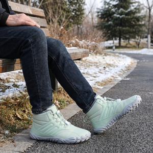 Barefoot Snow Boots — Fleece-Lined Ankle Boot, Wide Toe Box