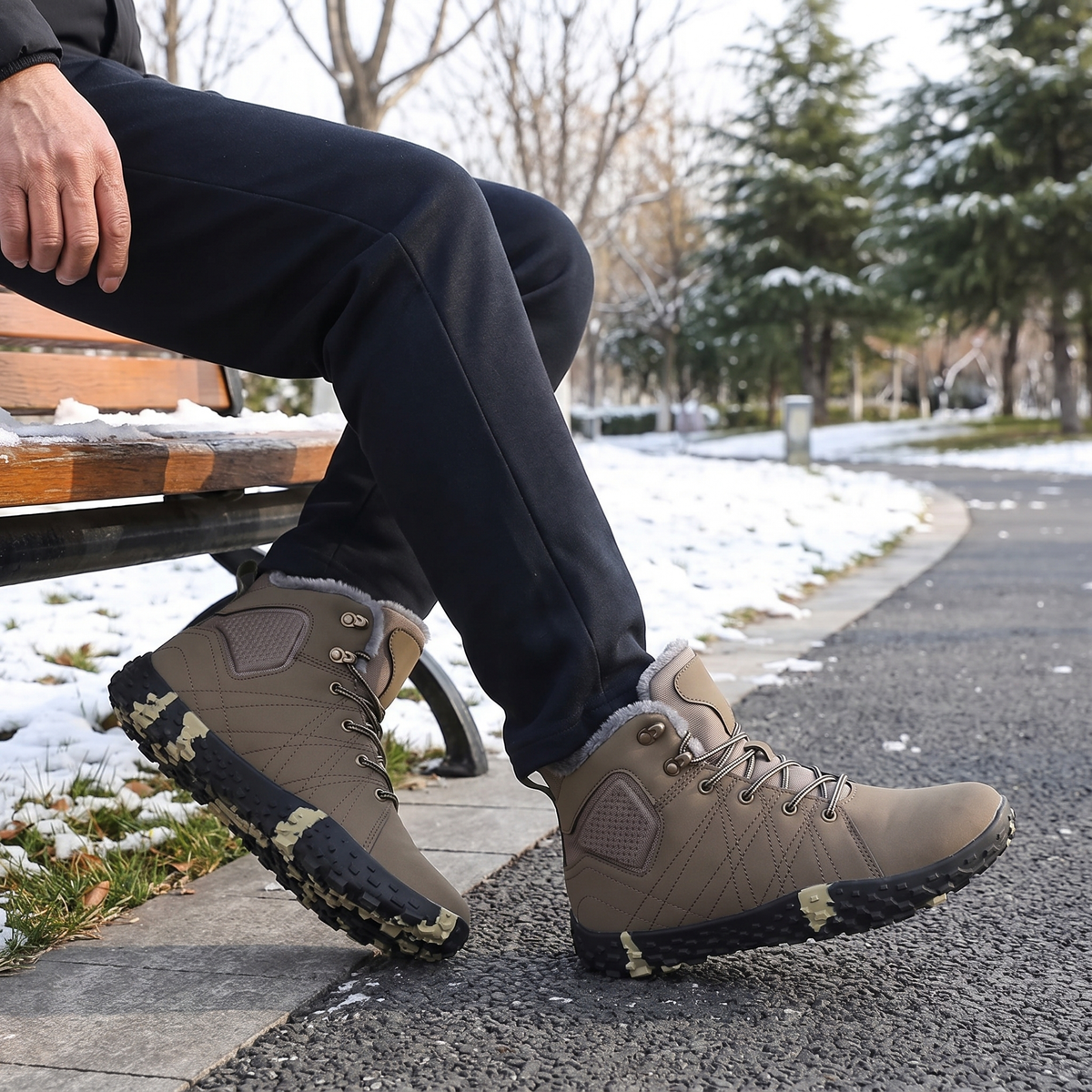 Barefoot Winter Trail Shoes — Waterproof, Wide Toe Box — image 2
