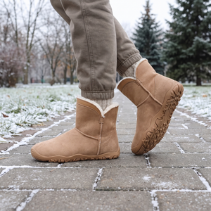 Barefoot Ankle Boots — Plush-Lined Winter Boot, Wide Toe Box