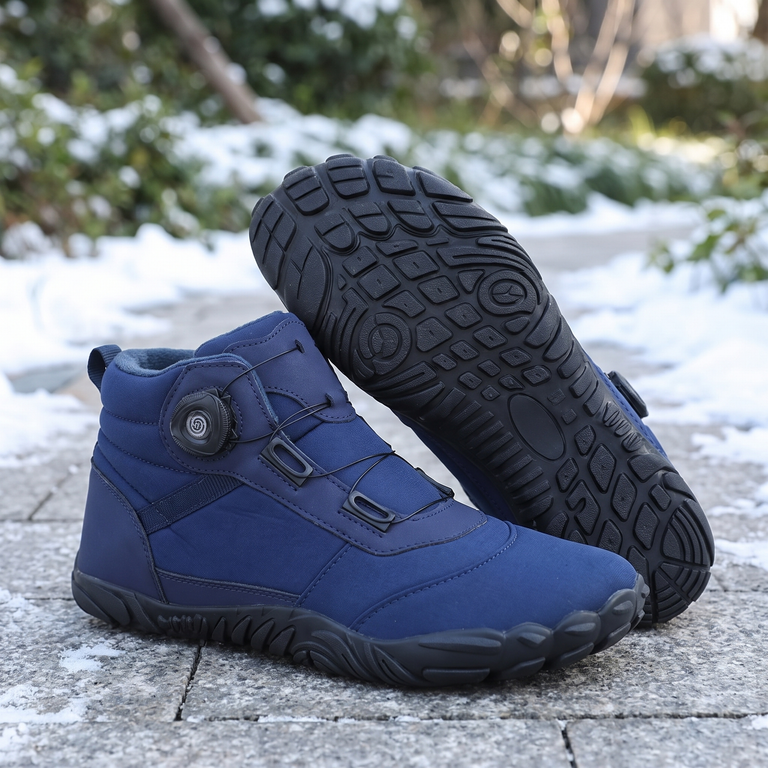 Waterproof Barefoot Snow Boots — Fur-Lined, Wide Toe Box