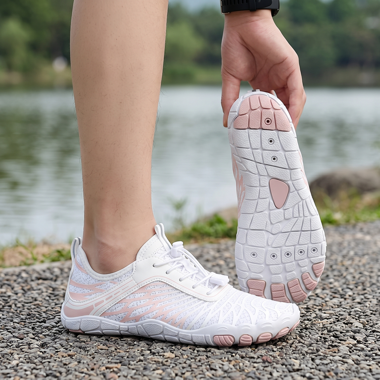 Barefoot Water Shoes — Wide Toe Box, Quick-Dry Mesh