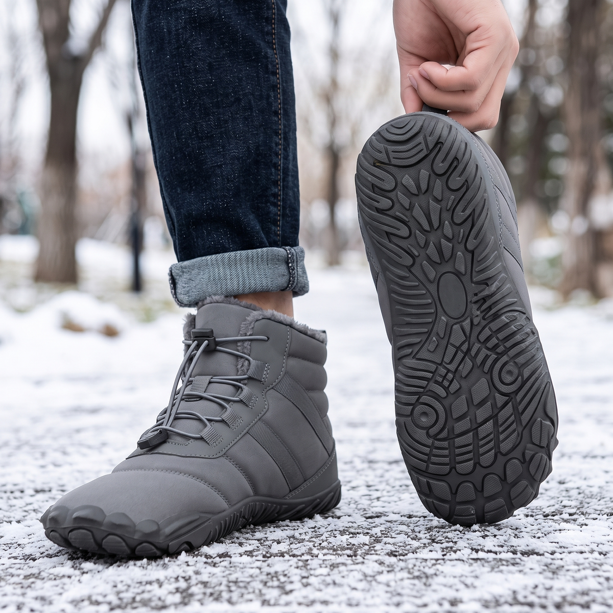 Barefoot Snow Boots — Fur-Lined, Wide Toe Box | Men & Women — image 15
