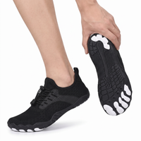 Unisex Breathable Mesh Barefoot Shoes | Flexible Lightweight Comfort Black